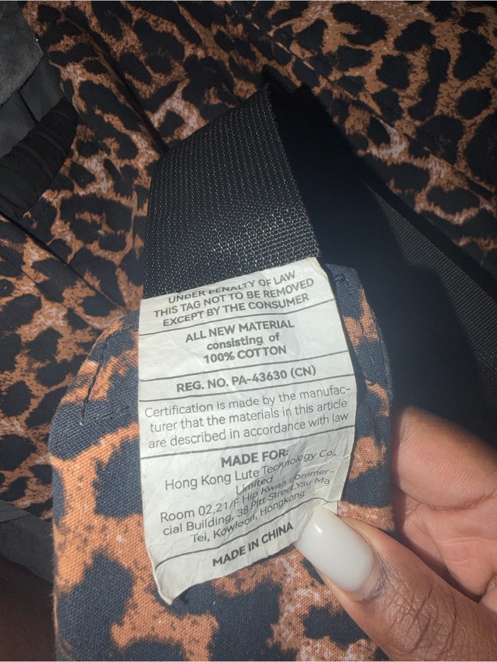 momcozy Leopard Print Kids Overalls - Brown/Black - Picture 2 of 2